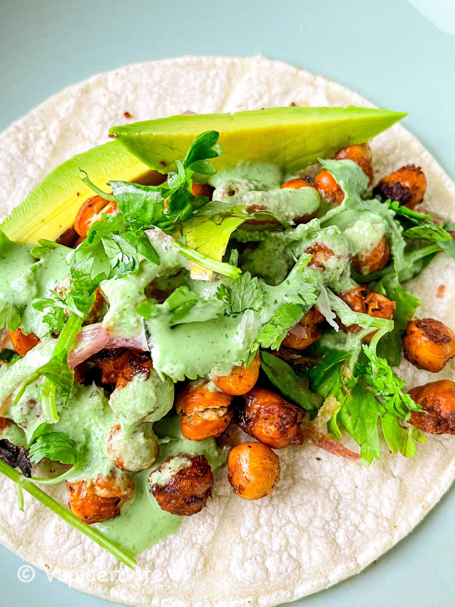 Crispy Chickpea Tacos