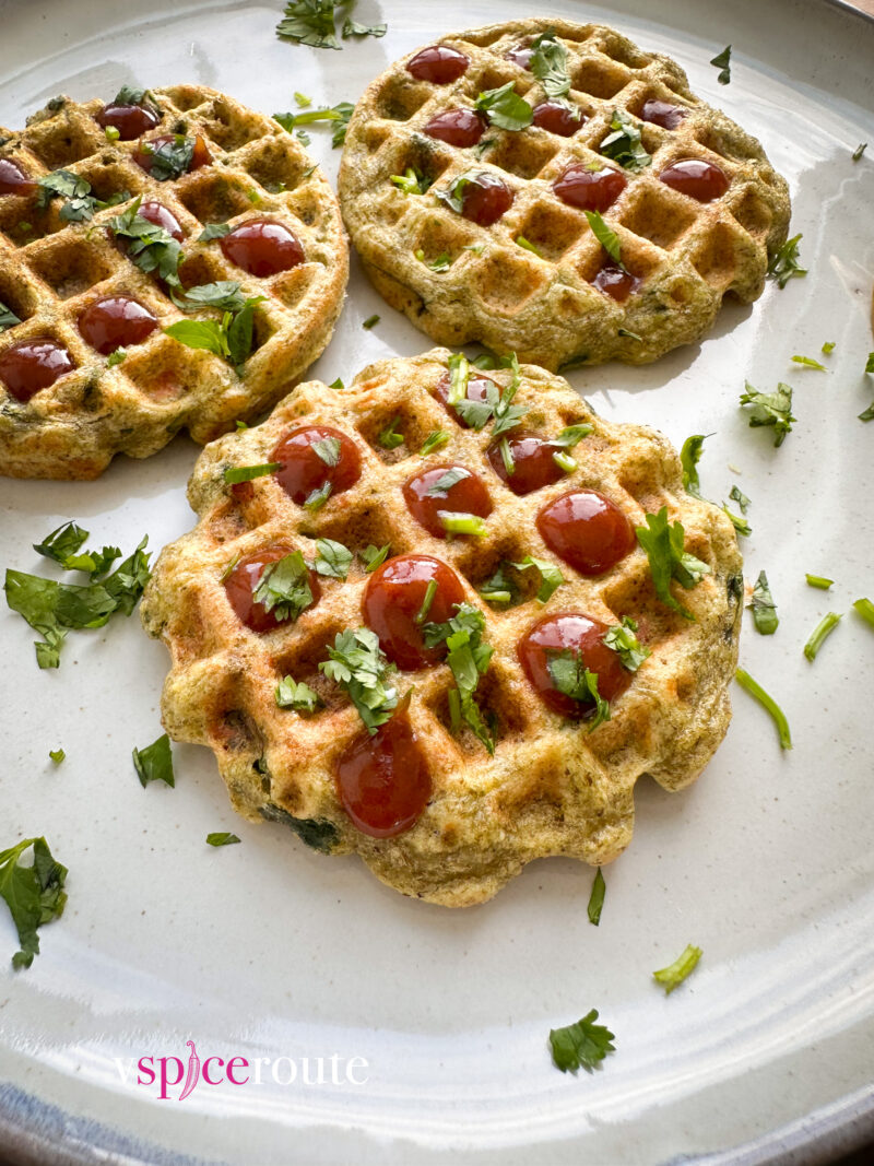 Moong Dal And Paneer Chilla Waffles Vspiceroute
