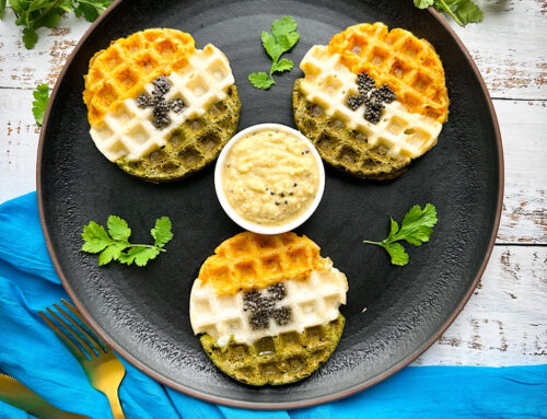 Tricolor Waffles | Indian Waffles