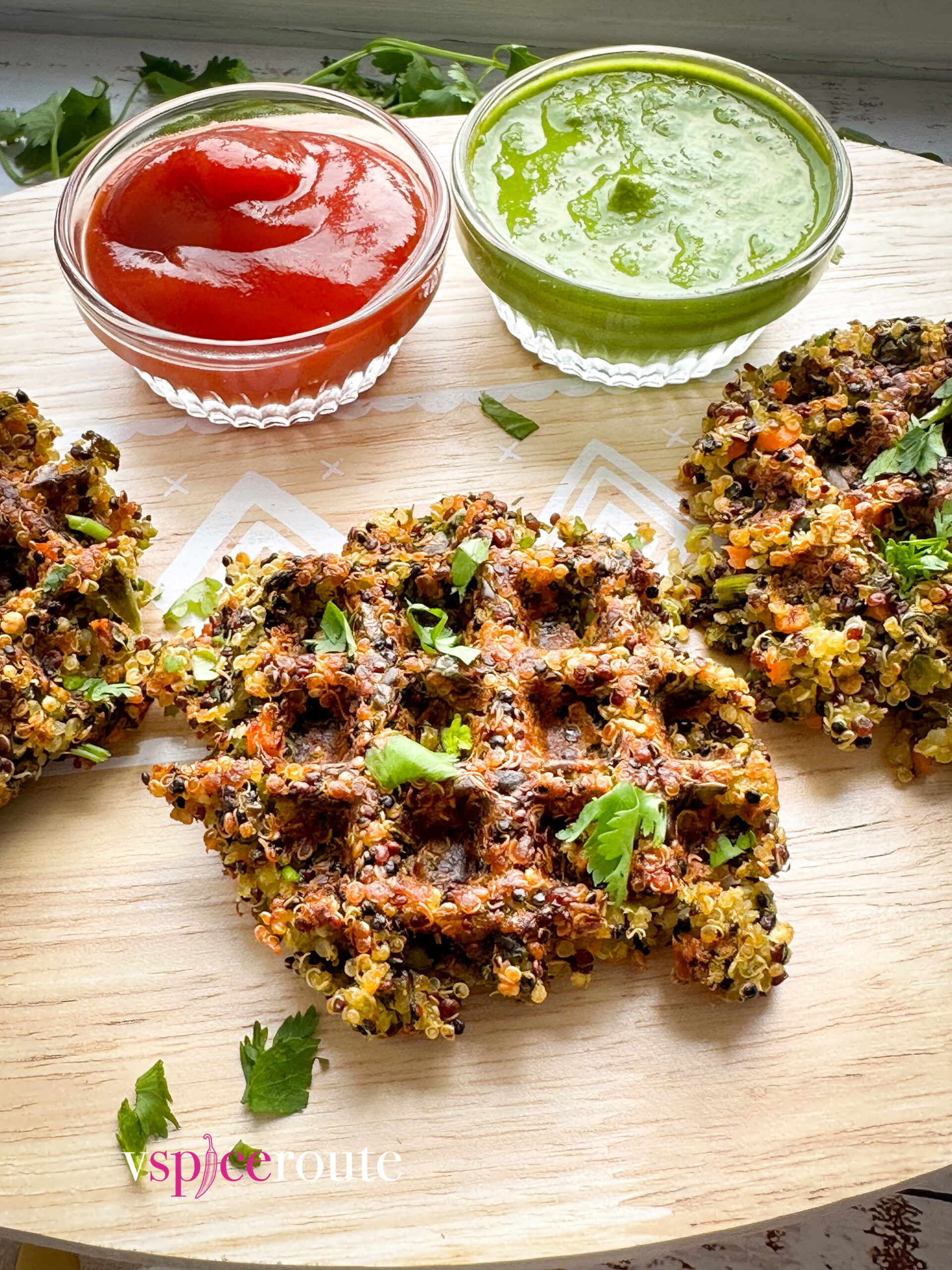 Vegetable Quinoa Waffles Quinoa Patty vspiceroute