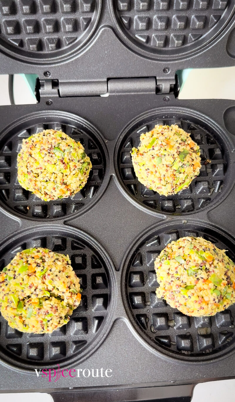Vegetable Quinoa Waffles Quinoa Patty vspiceroute
