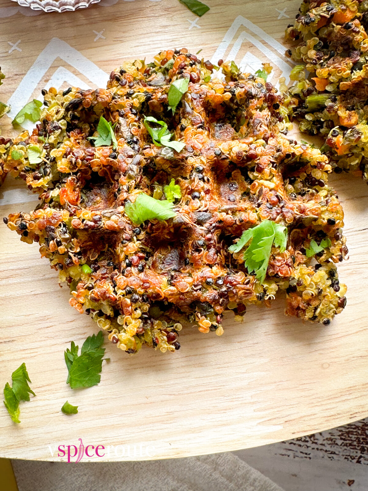 Vegetable Quinoa Waffles Quinoa Patty vspiceroute